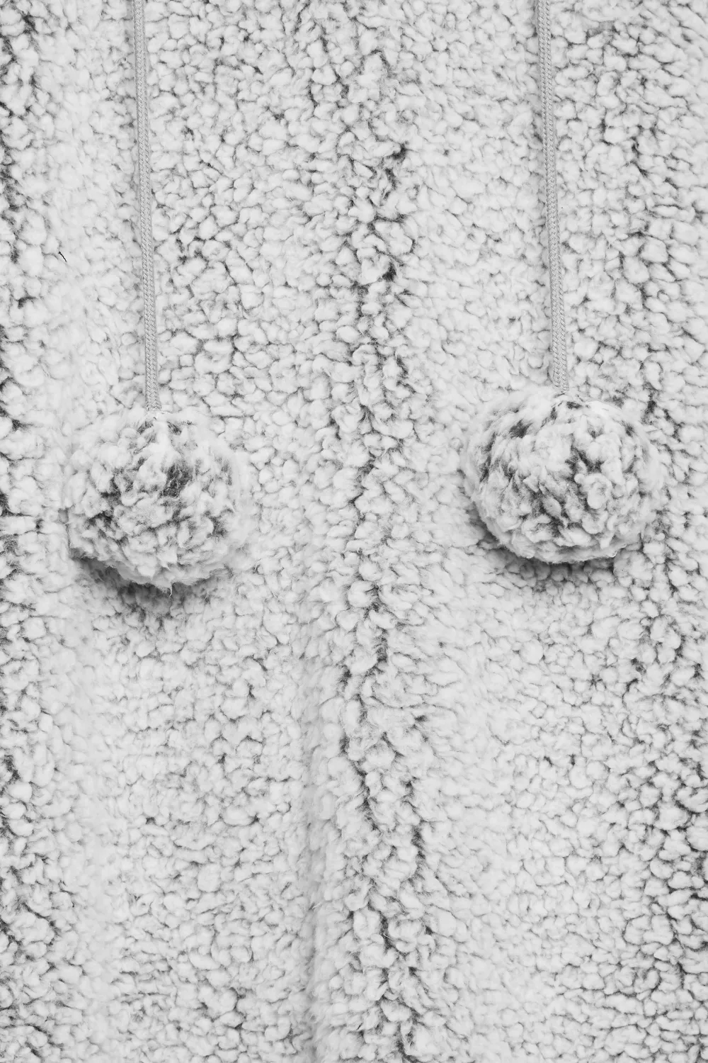 YOURS Curve Light Blue Teddy Drawstring Snuggle Hoodie