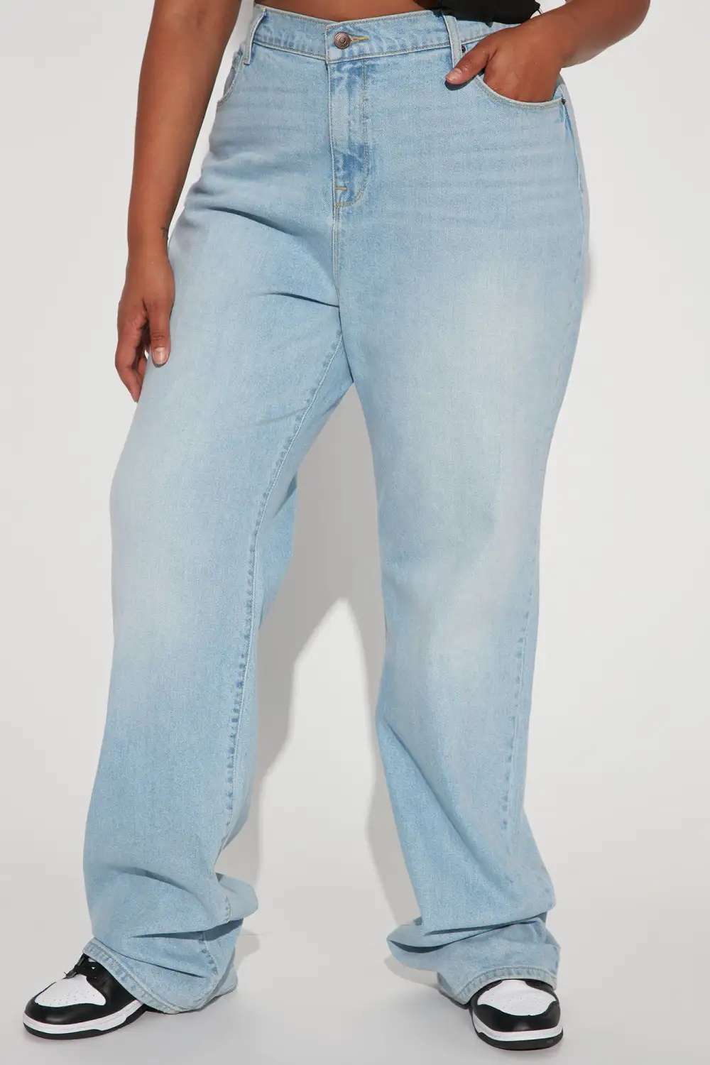 Tall Can't You Relax Straight Leg Jeans - Light Wash