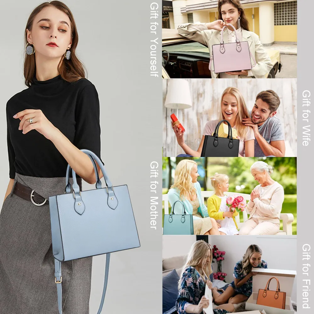 Crossbody Purses and Handbags for Women PU Leather Tote Top Handle Satchel Shoulder Bags