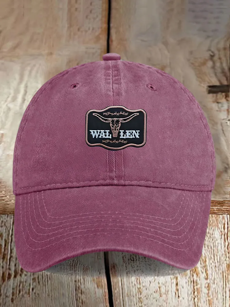 Wallen Patterned Printed Baseball Caps