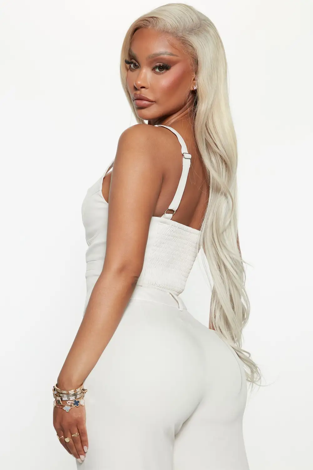 That Girl Vest Pant Set - Cream
