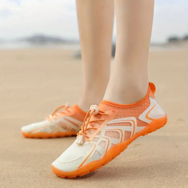 Women's Quick Drying Water Socks, Anti-slip & Anti-cut Creek Shoes, Outdoor Lightweight Soft Sole Sports Shoes For Swimming Surfing Diving Fishing