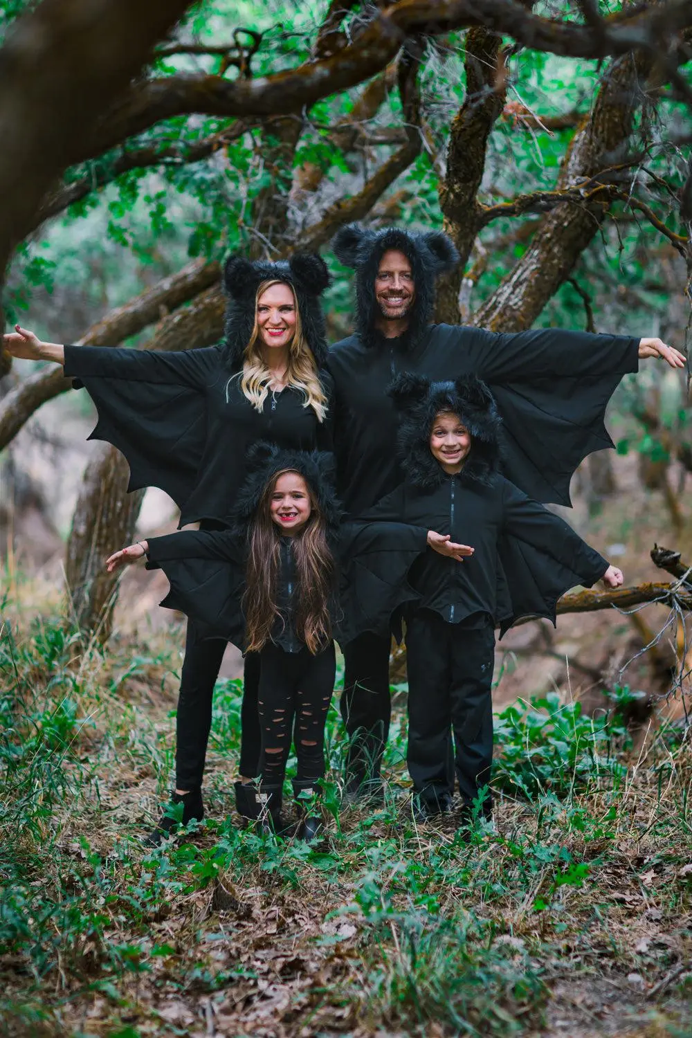 Mom & Me - Black Distressed Leggings