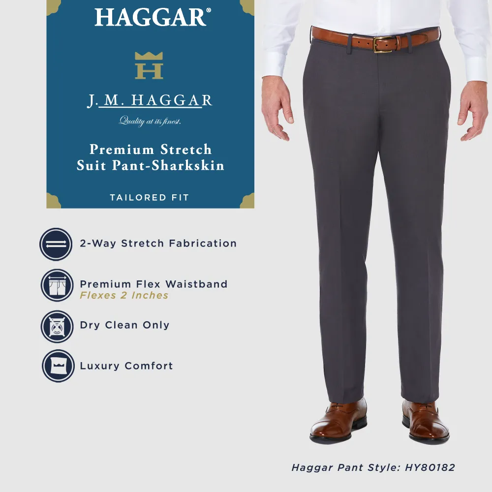 Haggar J.M. Haggar&trade; Premium Stretch Straight Fit Flat Front Suit Pant