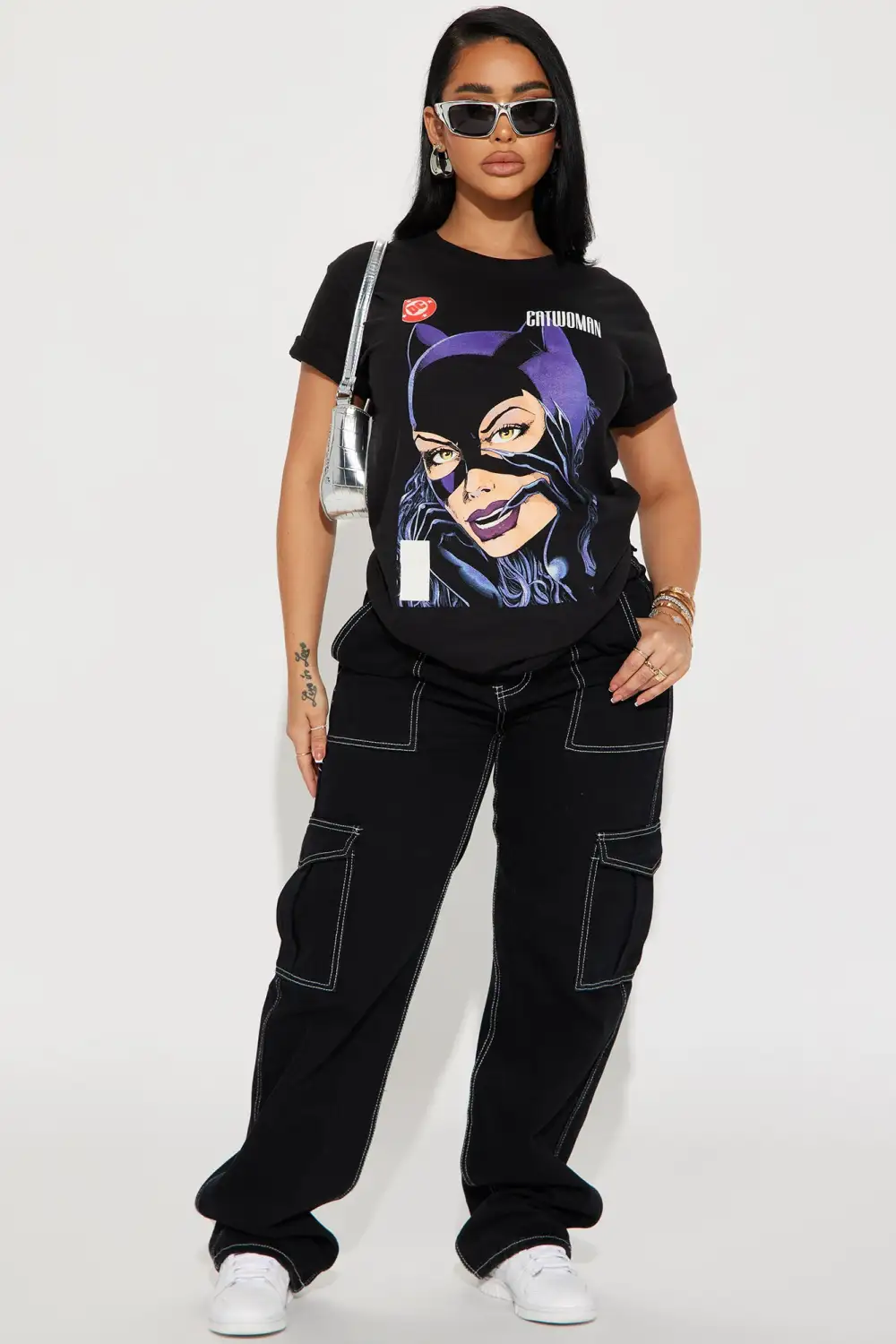 Catwoman Graphic Tee - Black