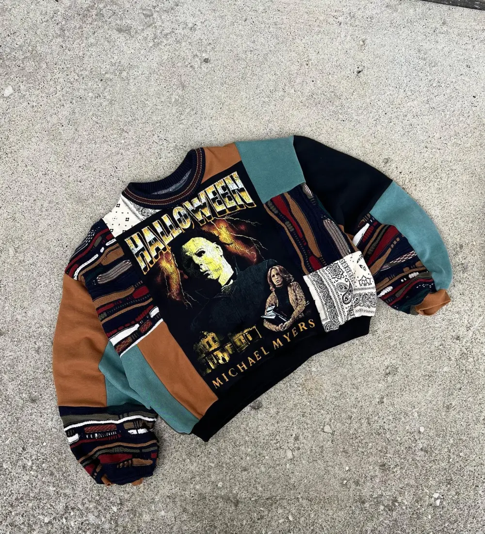 Brown green sweatshirts hoodie how perfect and cozy piece for your Halloween day