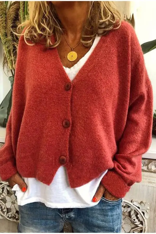 Casual Loose Knitted Cardigan