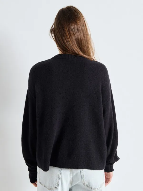 Soft Button Front Knit Cardigan