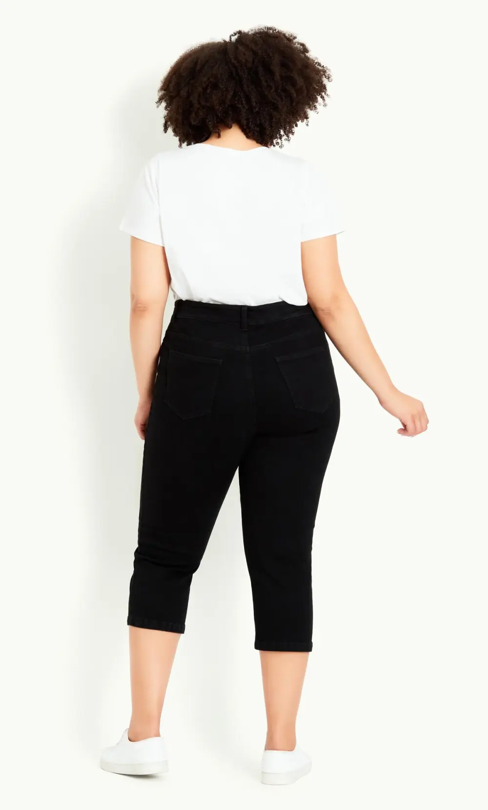 Evans Black Cropped Jeans