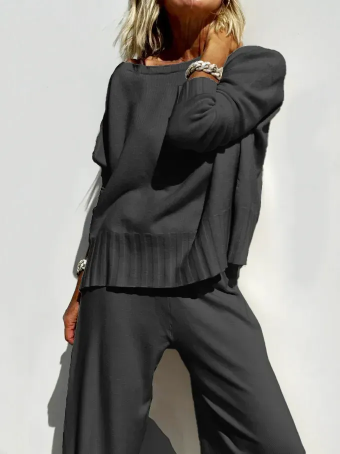 Casual Sweater Suit (Other colors are sold out and being restocked)