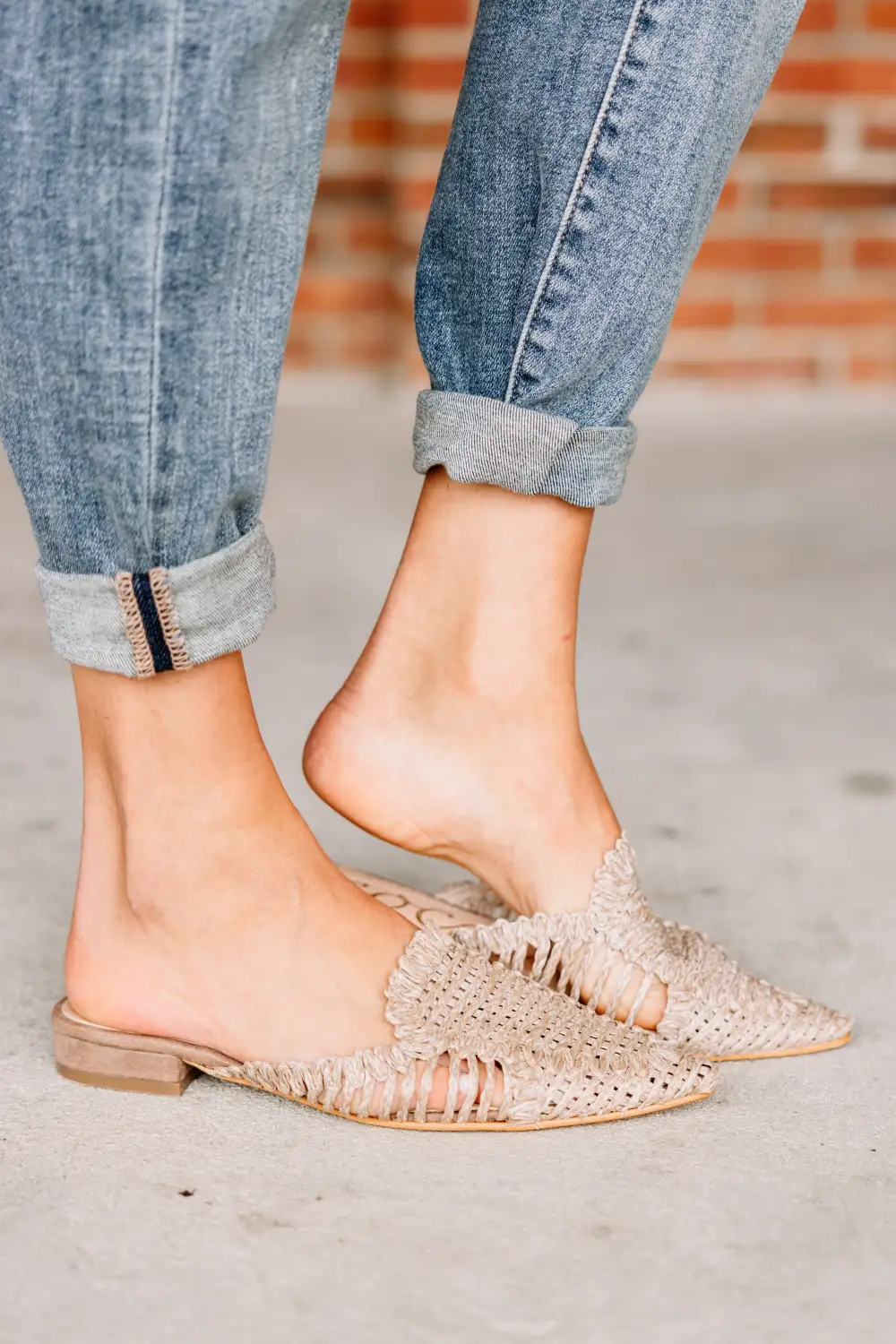 Get A Move On Camel Brown Mule Flats