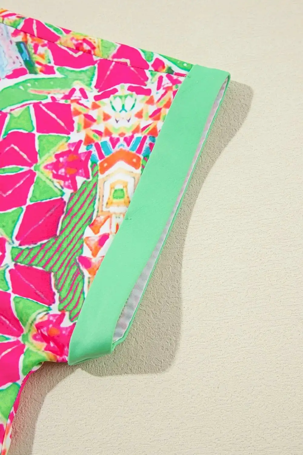 Button Front Printed Dress