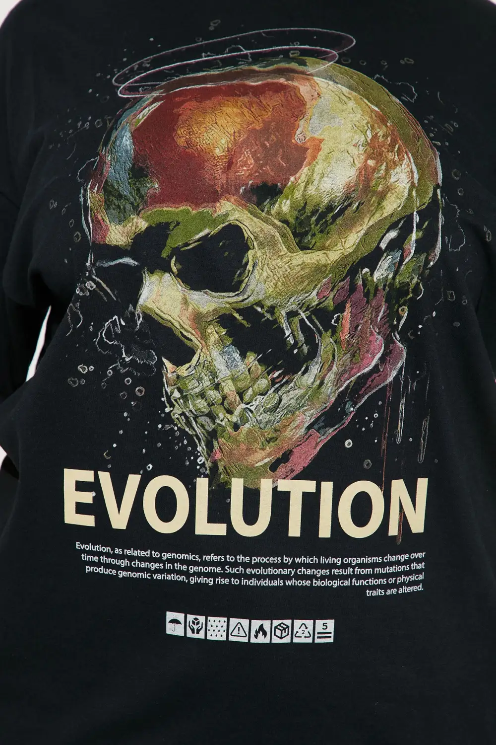 Evolution Graphic T-Shirt - Black