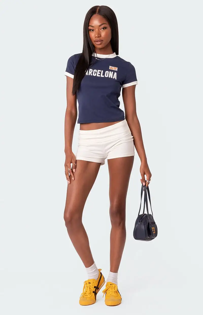 Edikted Foldover Shorts