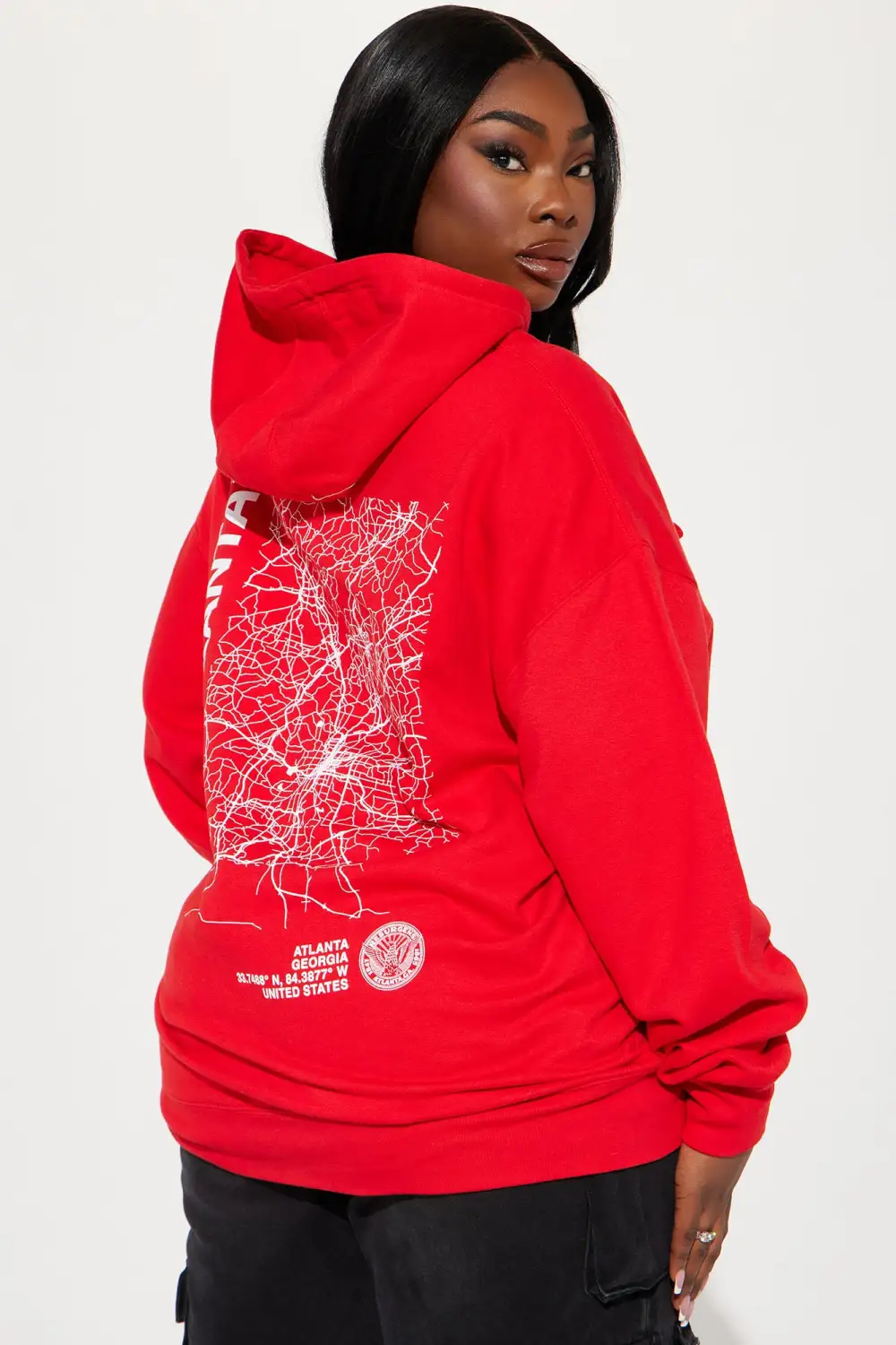 Destination Atlanta Hoodie - Red