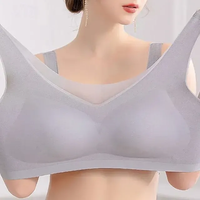 Sports Bra Hollow Mesh Back Sports Bra Fitness Yoga Vest Shockproof Yoga Bra Without Steel Ring