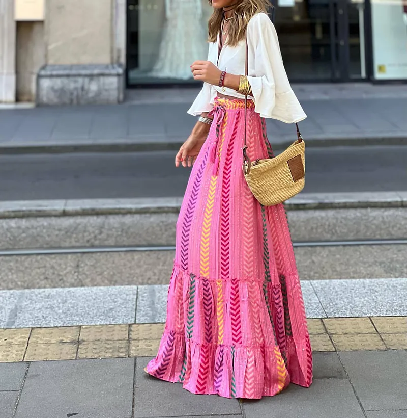 Casual Long Skirt