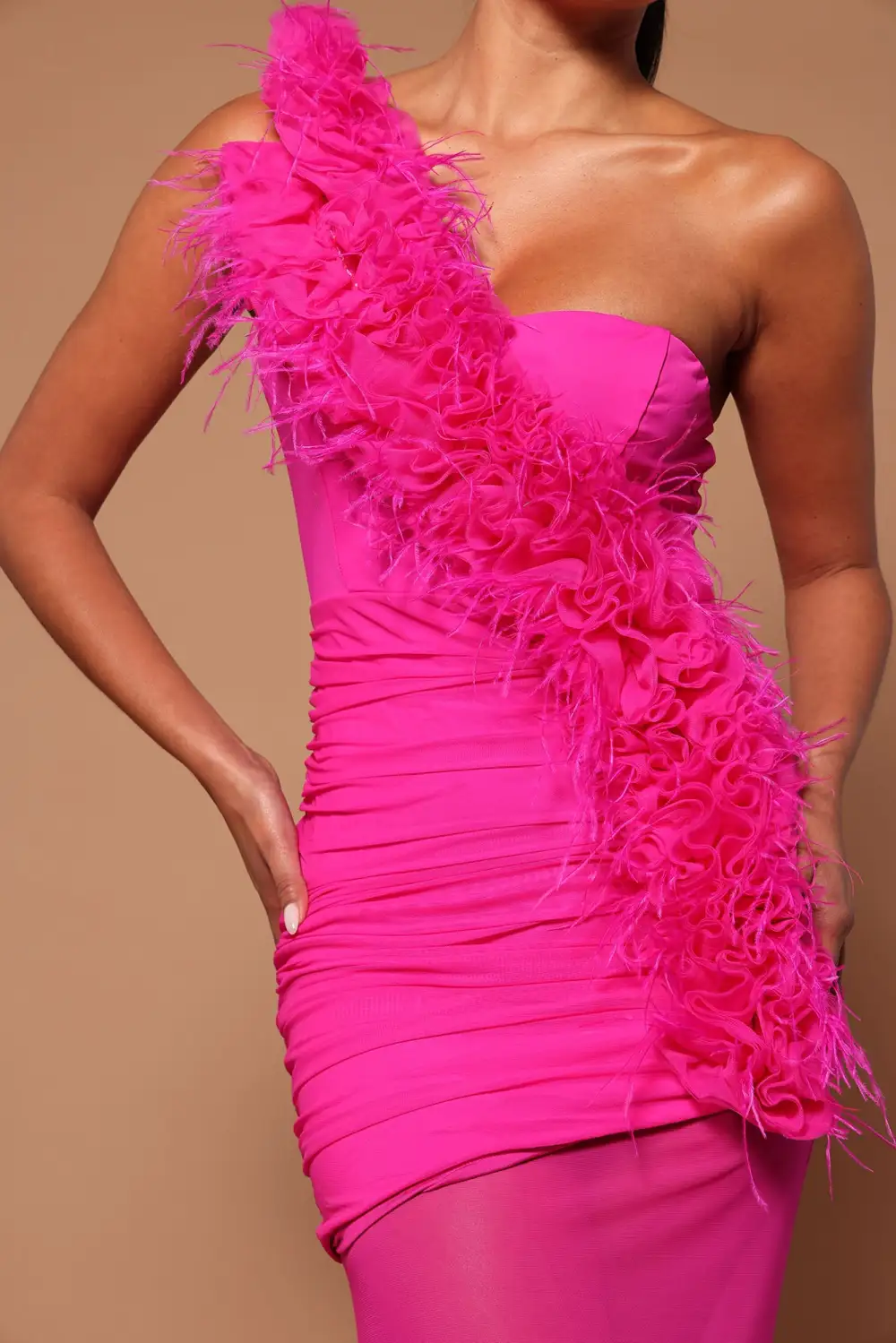 Kailin Maxi Dress - Hot Pink