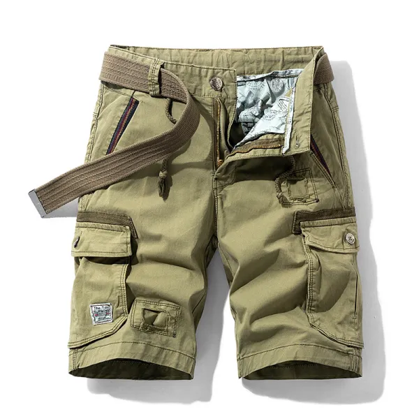 Men's Large Pocket Vintage Cotton Cargo Pants