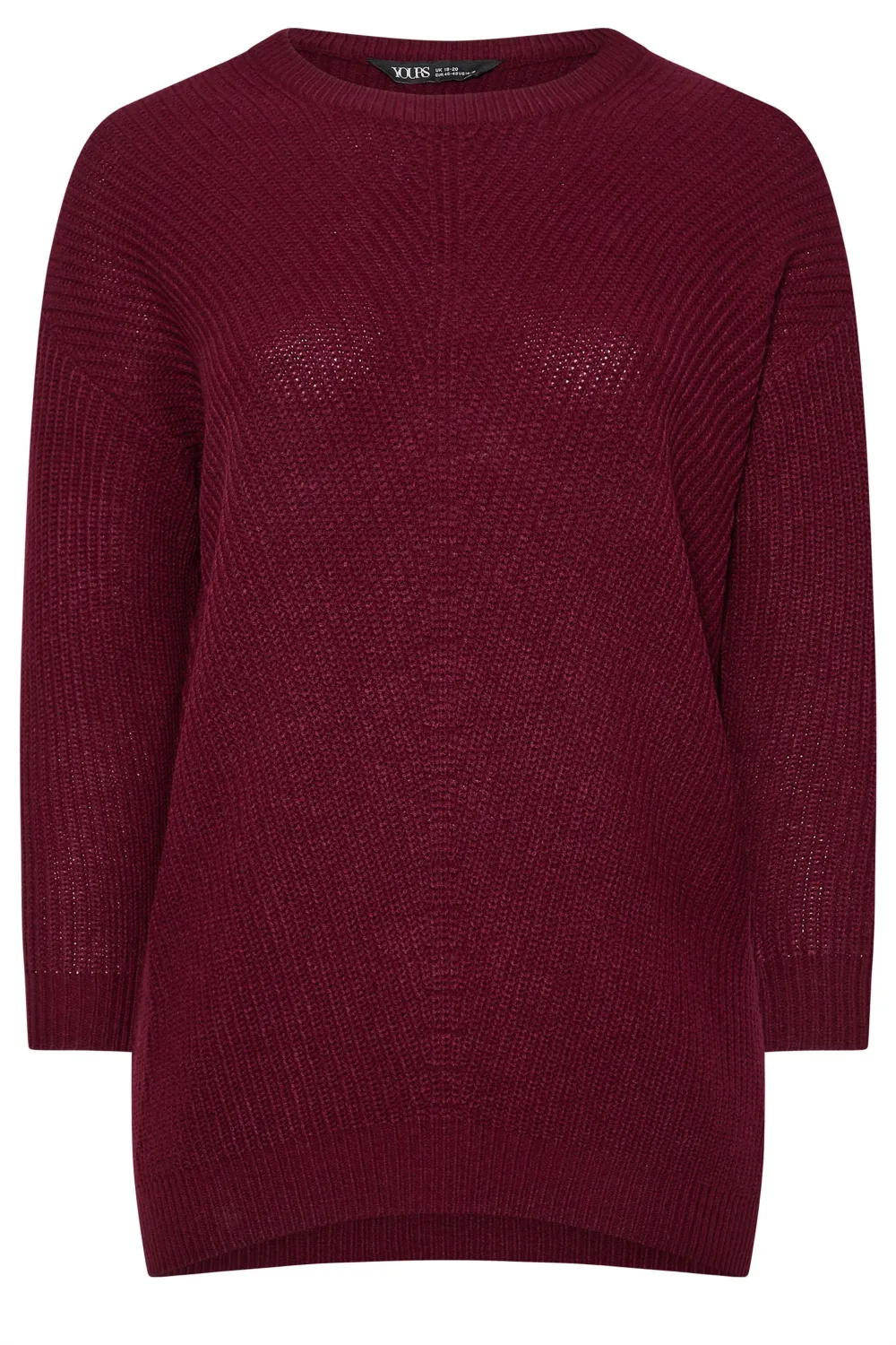 YOURS Curve Pink Essential Knitted Jumper