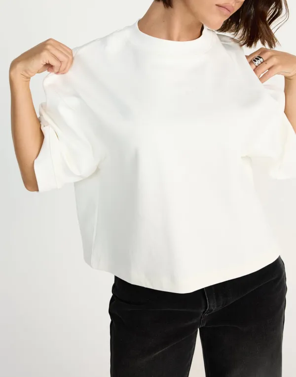 Lazy Style Cropped T-Shirt