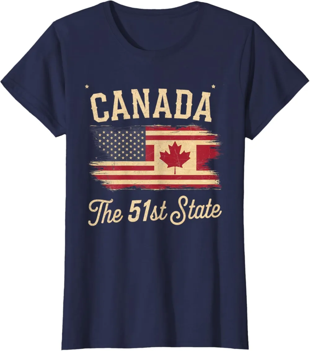 Canada the 51 State | Trump Canada U.S State funny T-Shirt