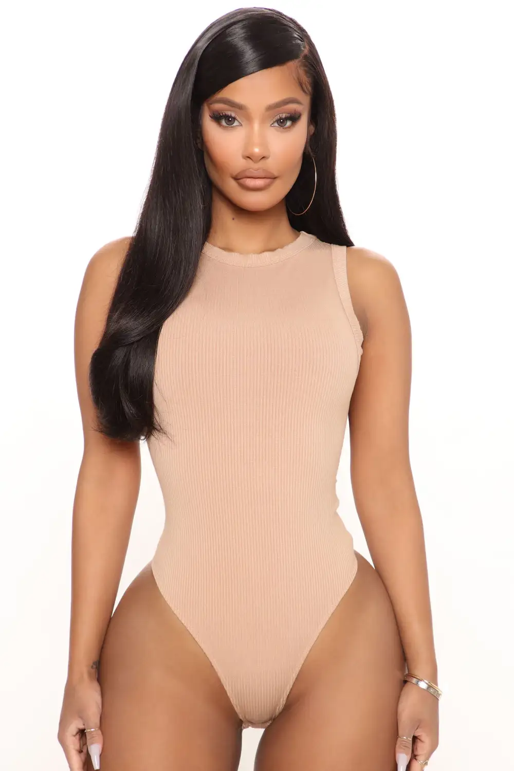 Summer Snatched Bodysuit - Beige