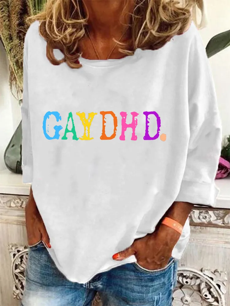Women'S Gaydhd V-Neck Short-Sleeved T-Shirt