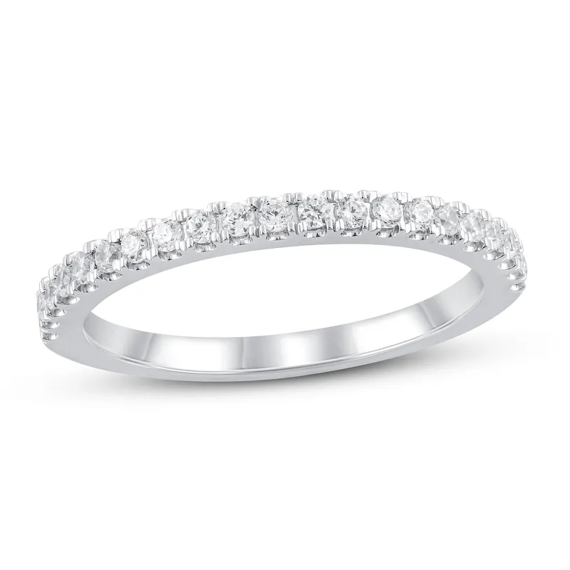 Lab-Created Diamonds by KAY Anniversary Band 1/4 ct tw 14K White Gold