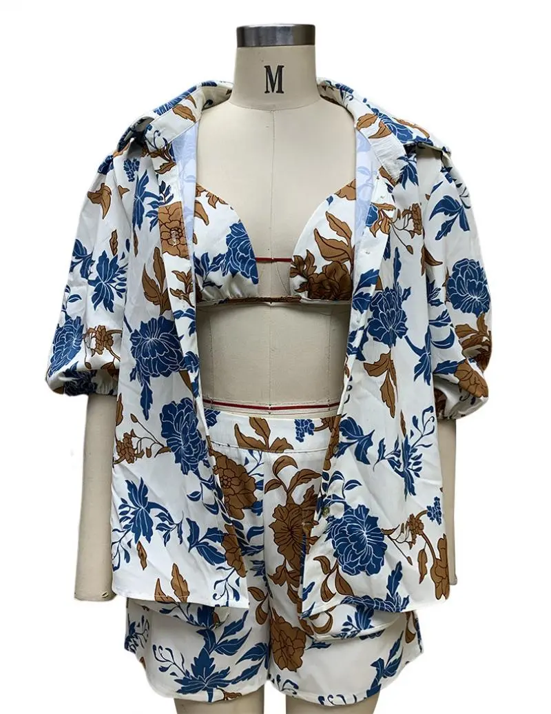 Women’s Polyester Printed Casual Set