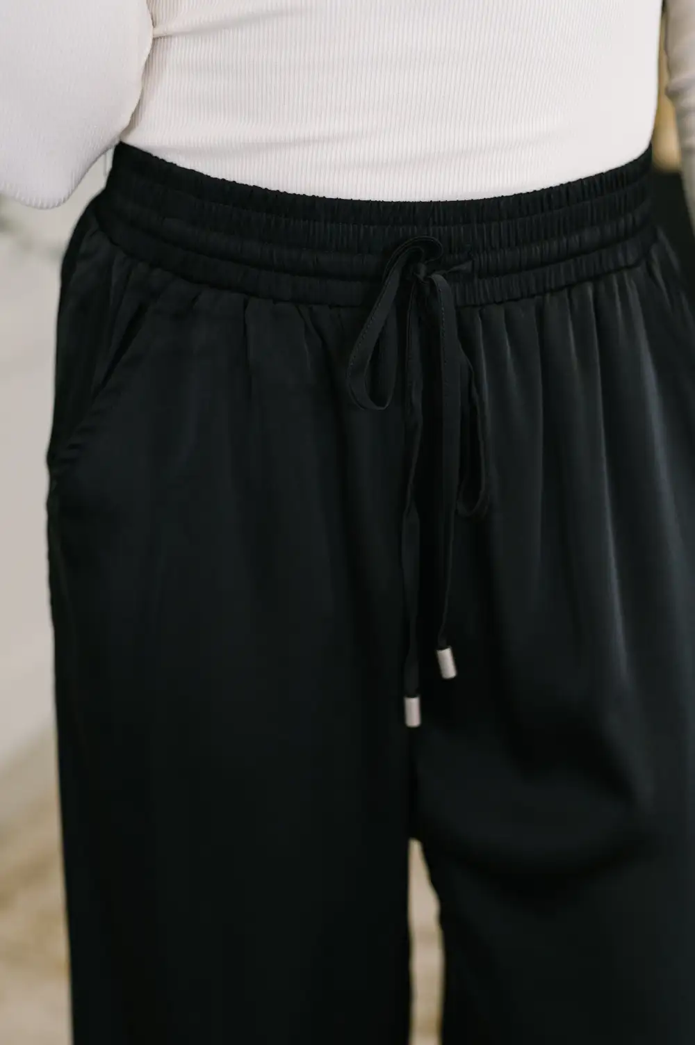 City Ease Wide Leg Bottoms In