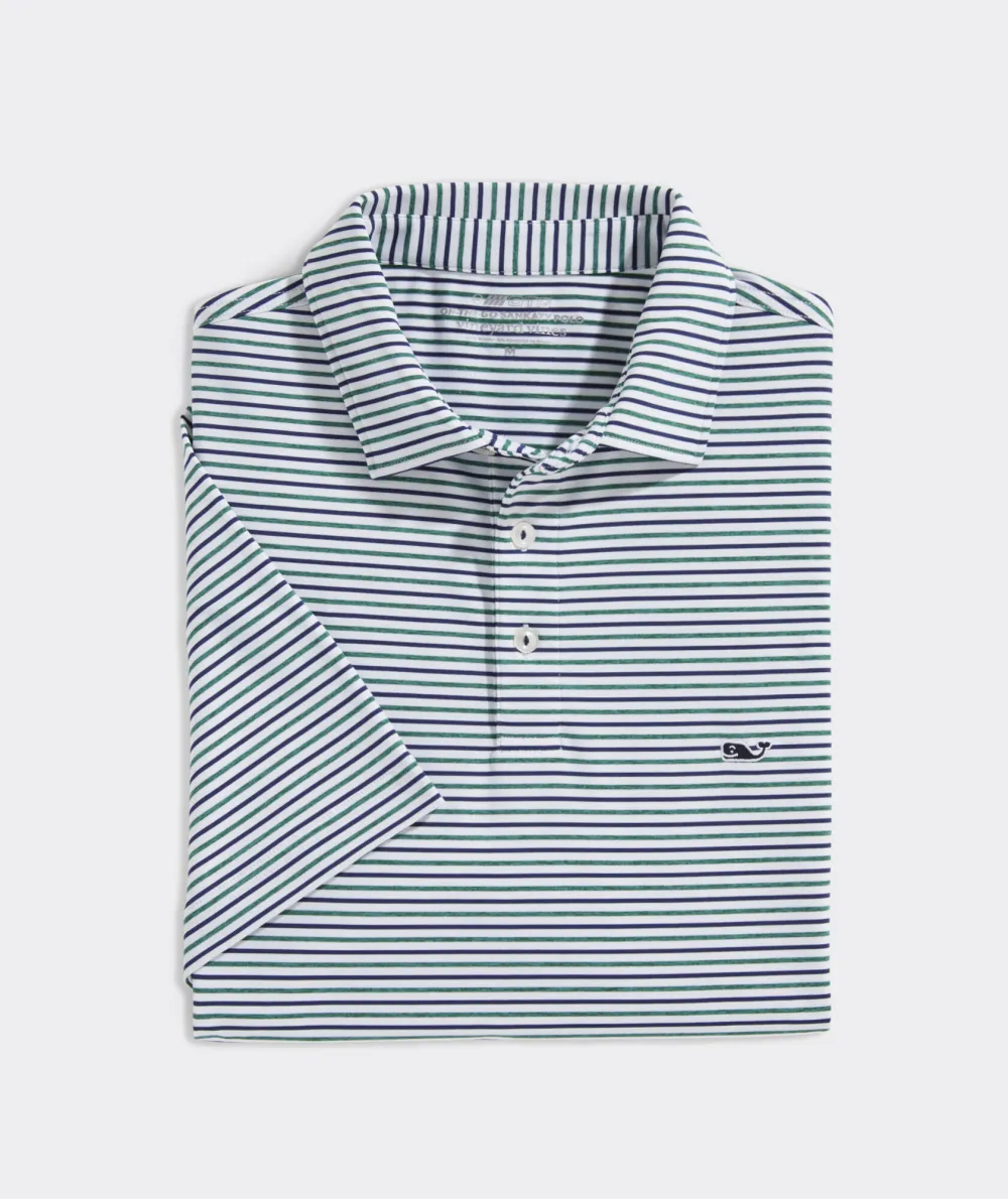 Tri-Color Bradley Stripe Sankaty Polo