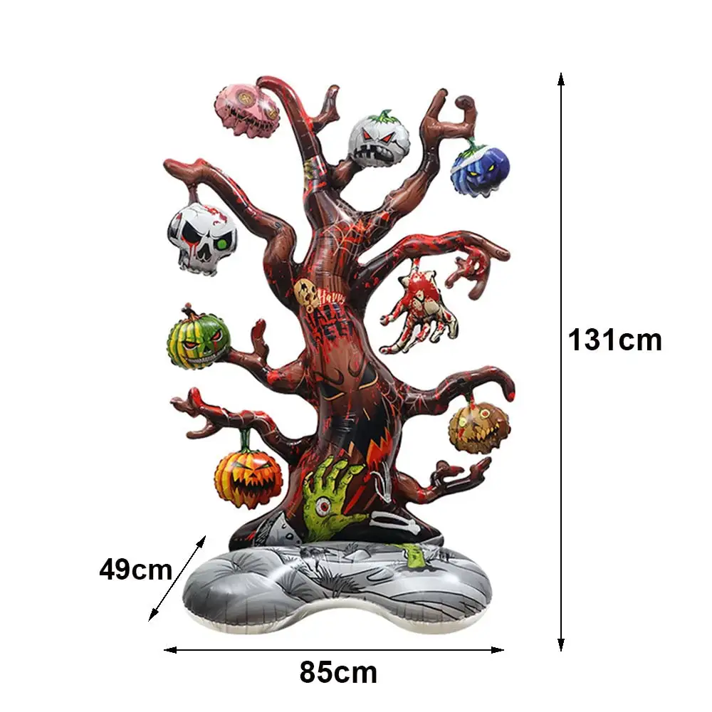 4D 22inch Halloween Foil Inflatable Eyeball Decoration Spooky Halloween Party Supplies Eyeball Balloons Halloween Home Decors