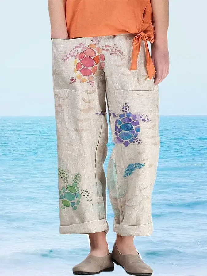 Cotton Ocean Pocket Lounge Pants