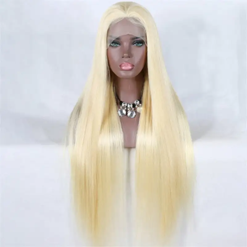 CheetahBeauty 40 Inch Straight 613 Blonde Long Human Hair HD Transparent Lace Wig