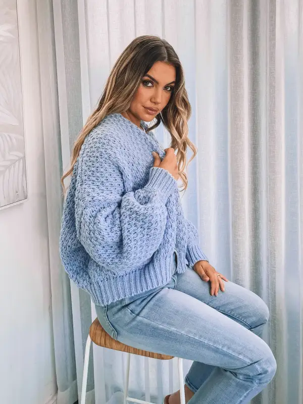 Dorine Cardigan - Blue