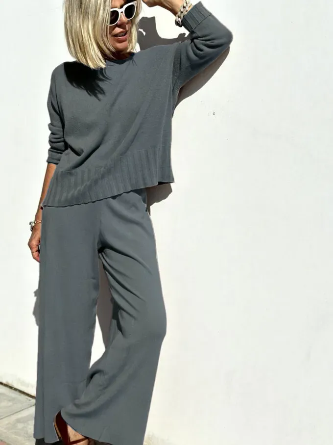 Casual Sweater Suit (Other colors are sold out and being restocked)