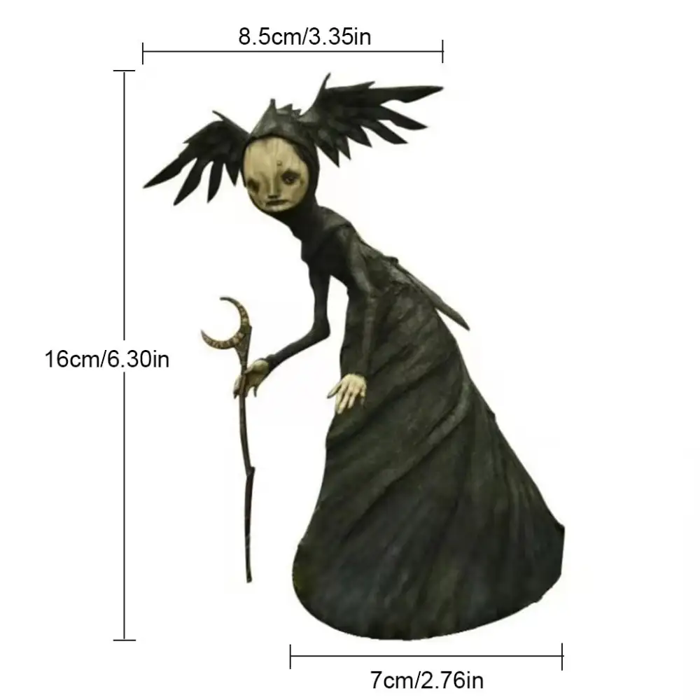 Halloween Witch Figurine Statue Resin Creepy Witch Sculptures Garden Decoration For Home Patio Yard Lawn Porch Garden Decoration