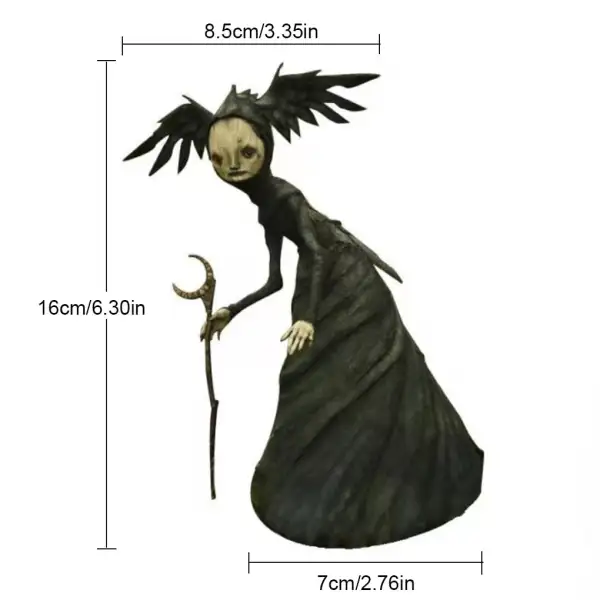 Halloween Witch Figurine Statue Resin Creepy Witch Sculptures Garden Decoration For Home Patio Yard Lawn Porch Garden Decoration