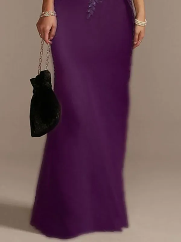 Beaded lace airy party dress for women