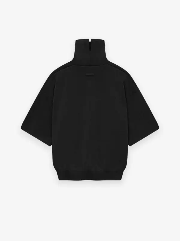 Merino Knit High Neck Tee