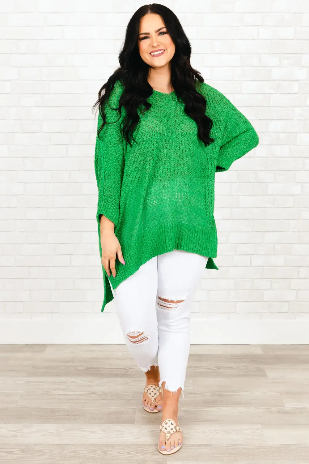Undeniably In Love Sweater, Green