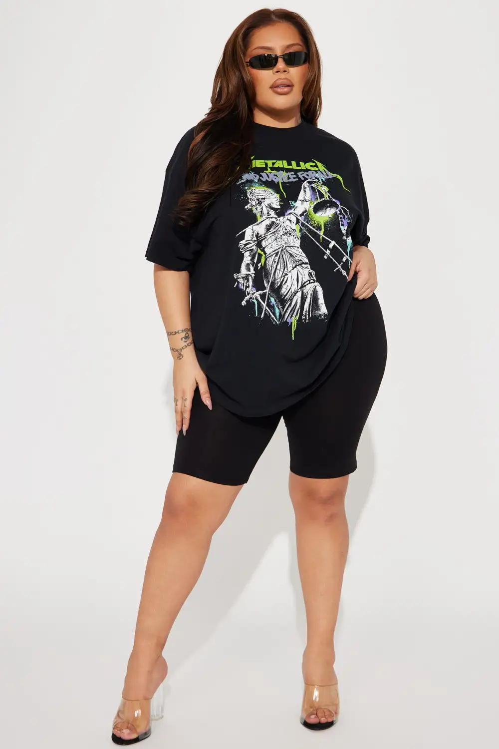 Justice For All Metallica Graphic Tee - Black