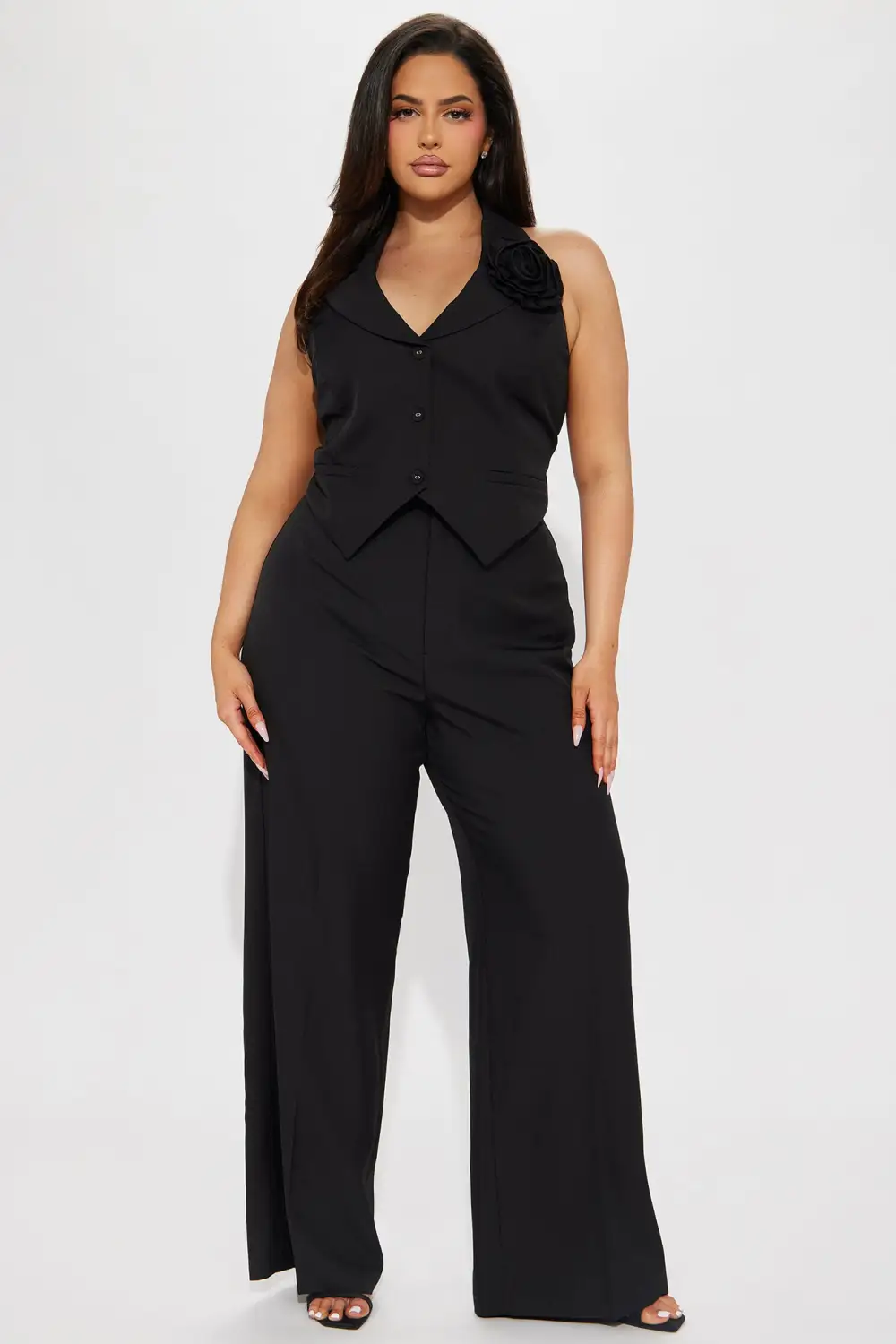 Elle Pant Set - Black