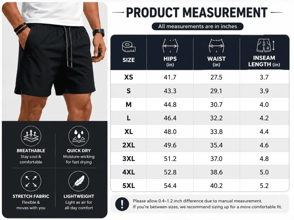 Men's Summer Versatile Casual Breathable Shorts