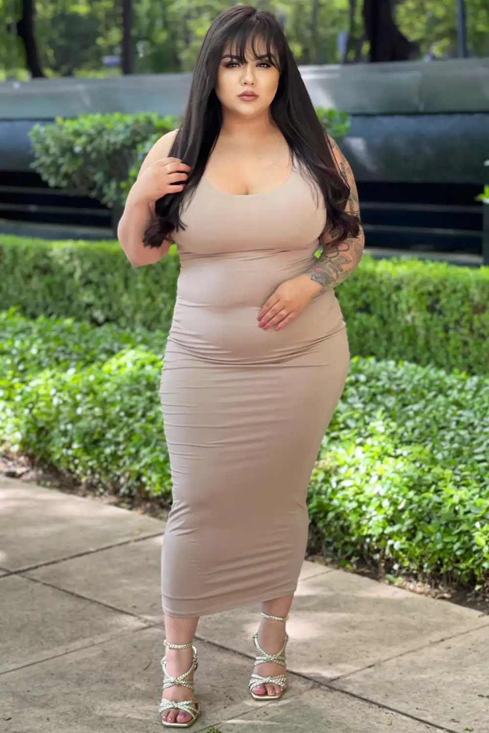 Your Needs Met Dress - Mocha