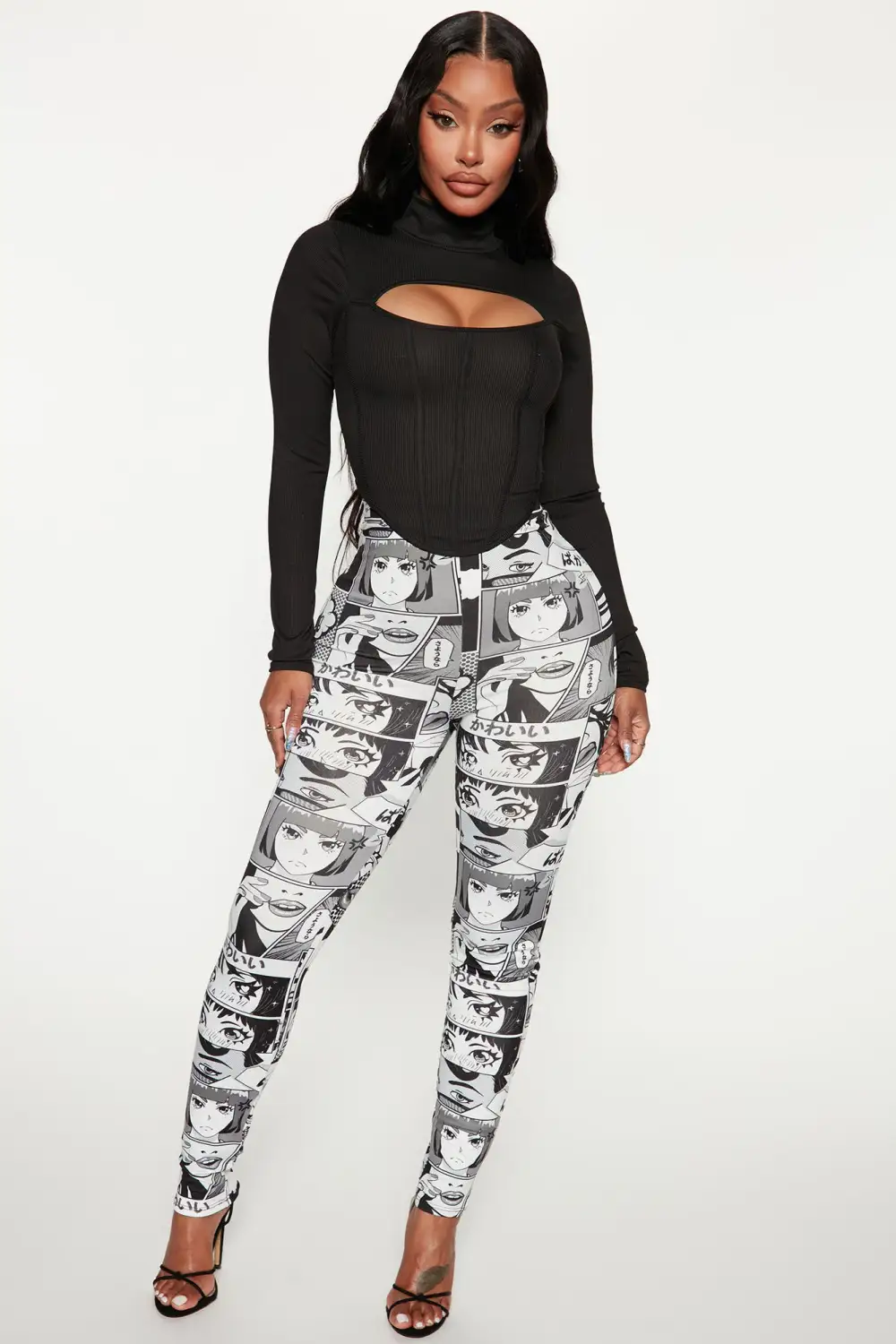 Carrie Corset Top - Black