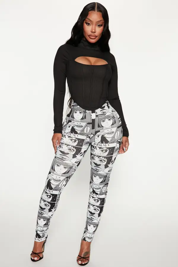 Carrie Corset Top - Black