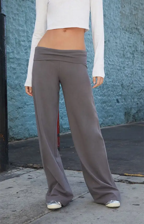 John Galt Gray Priscilla Flare Pants