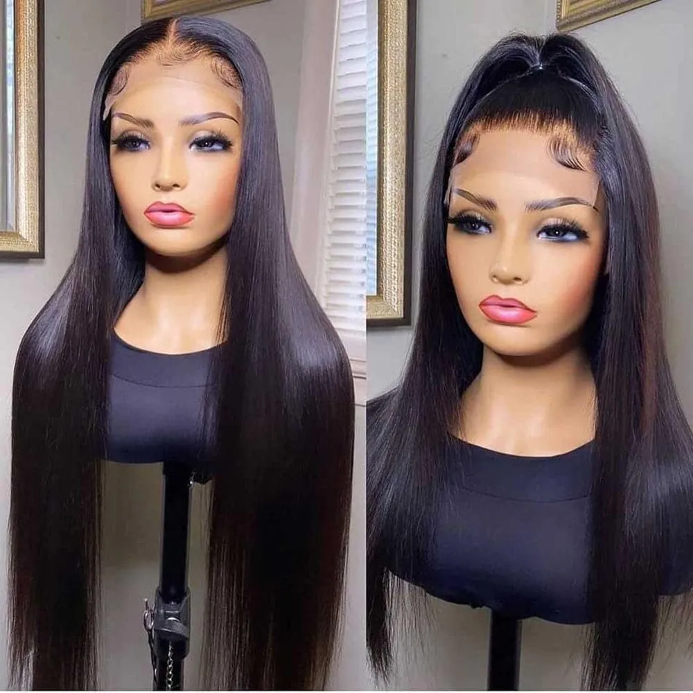 Sterly 5x5 Glueless HD Lace Closure Wigs Human Hair Silk Straight Hair Wigs